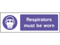 Respirators Must Be Worn - Landscape